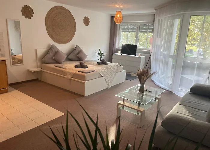Kingsize Bett Boho Apartment Mit Tiefgarage Naehe Salzburg